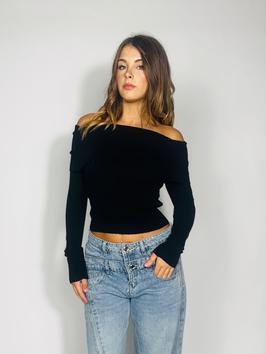 Maglietta con risvolto