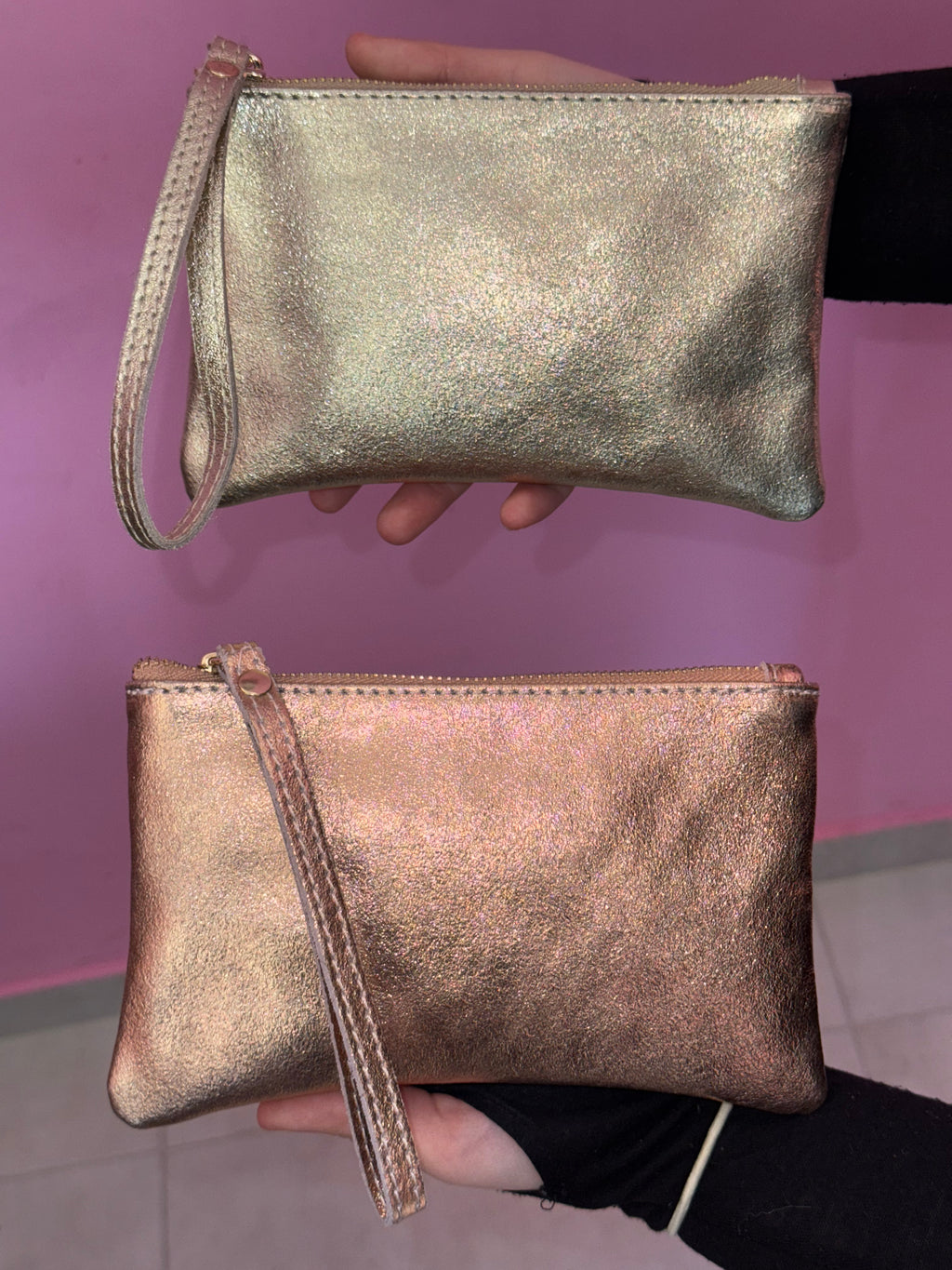 pochette satinata piccola