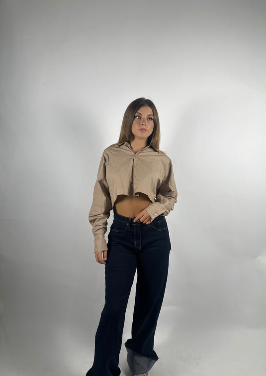 Jeans con risvolto