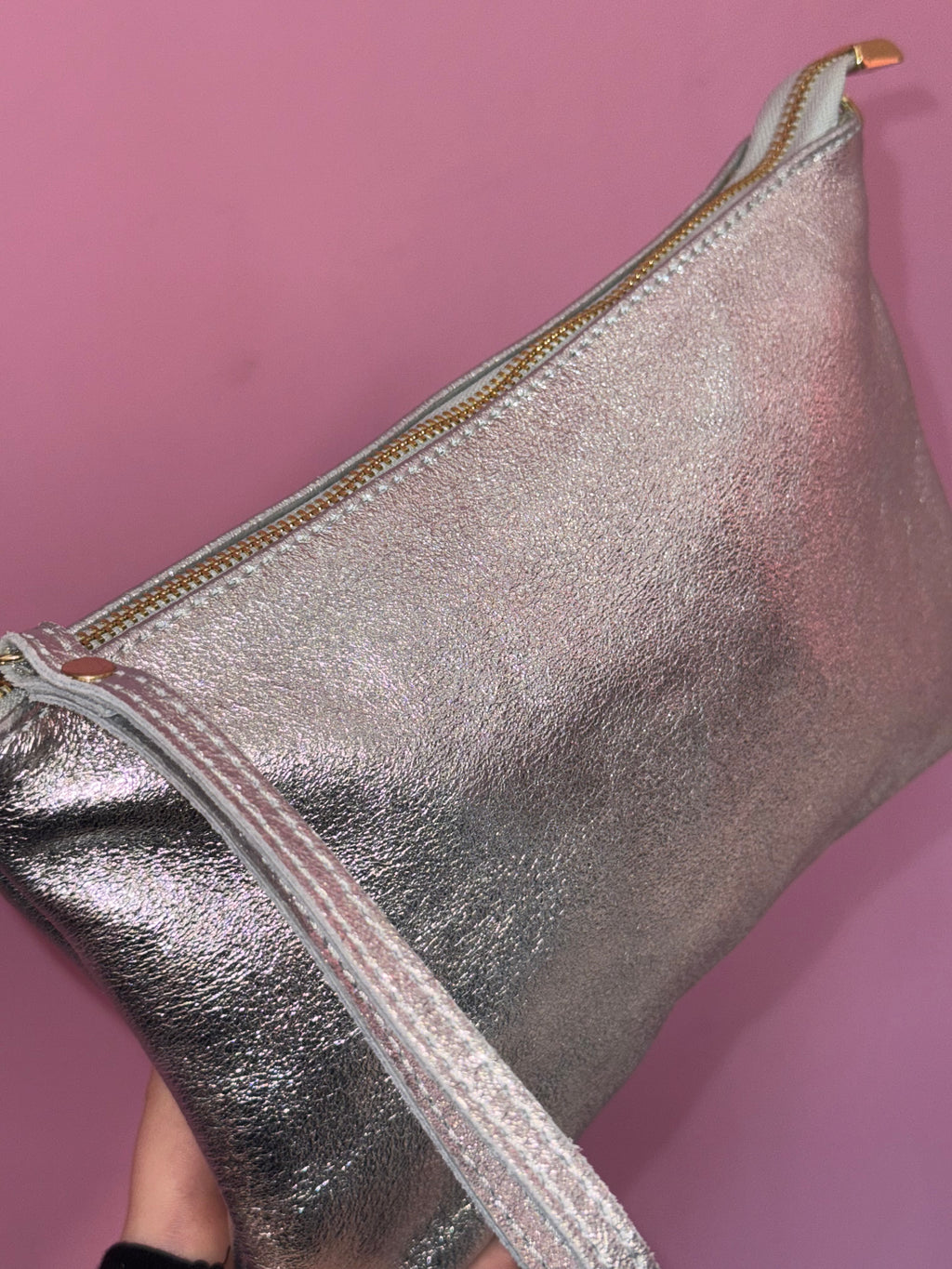 pochette satinata grande