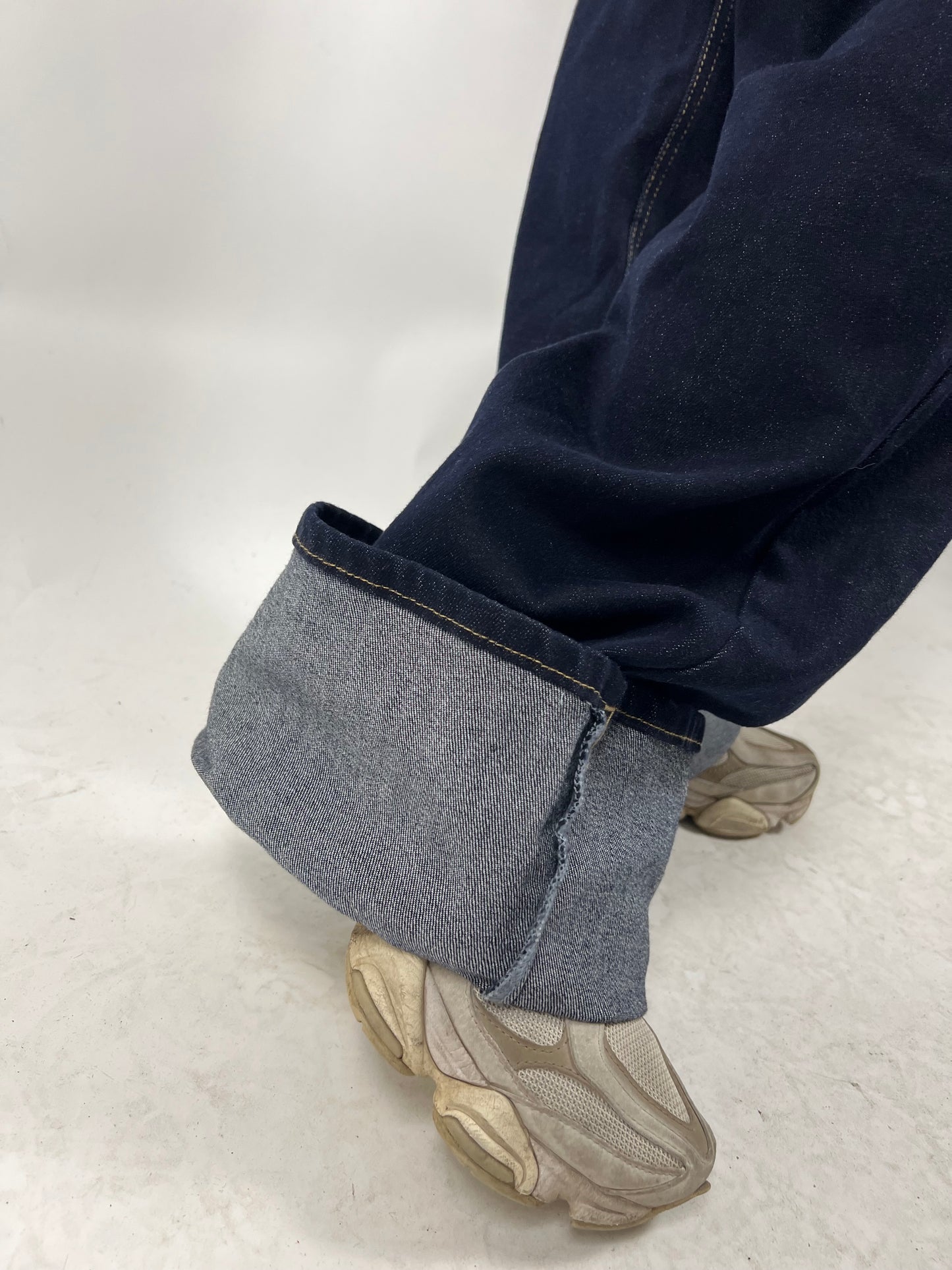 Jeans con risvolto