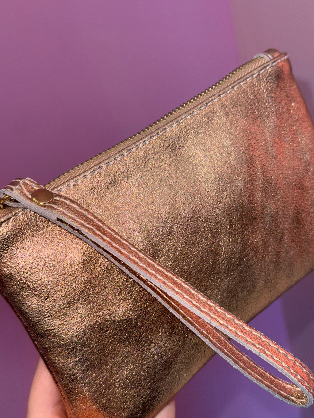 pochette satinata piccola