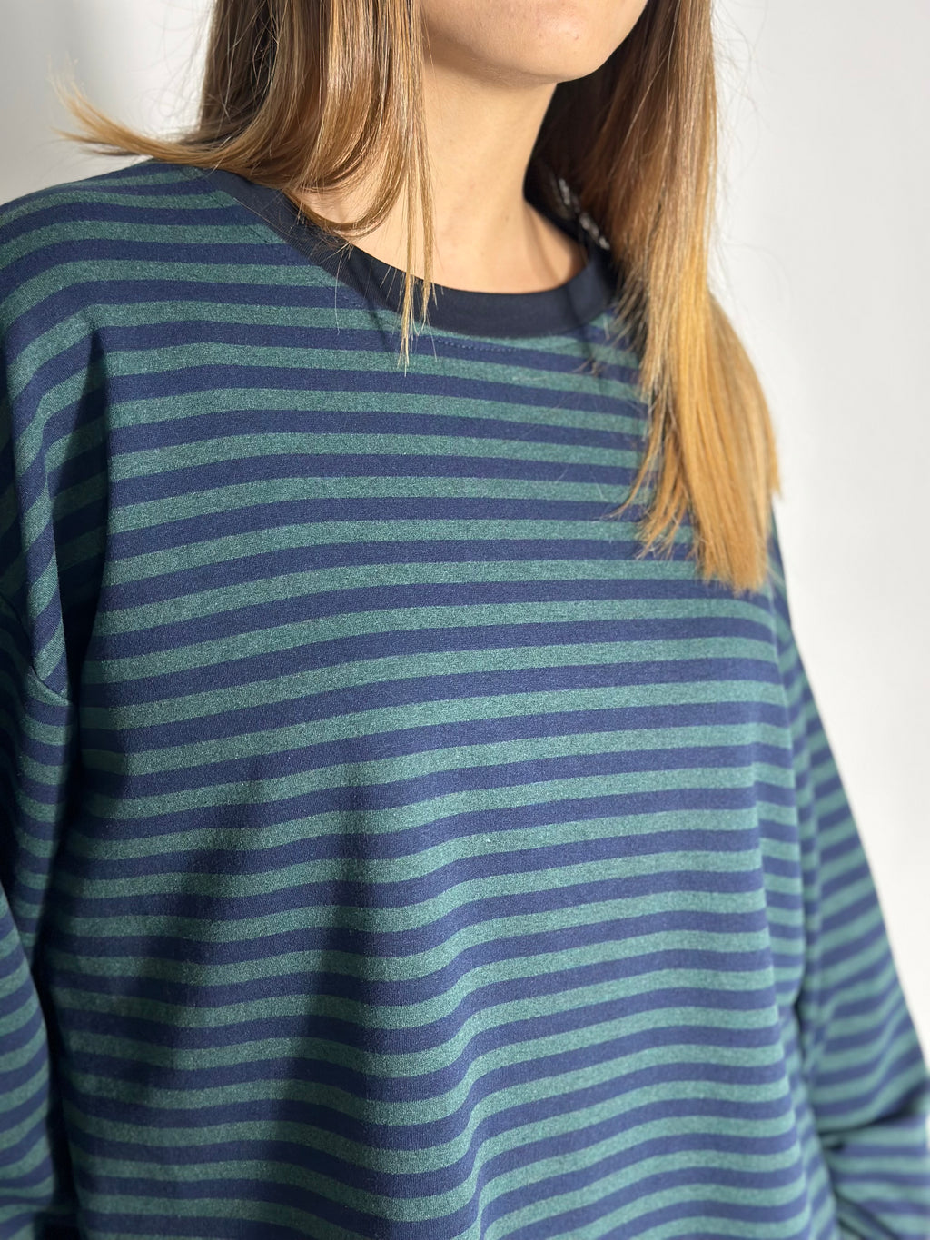 Maglietta over a righe