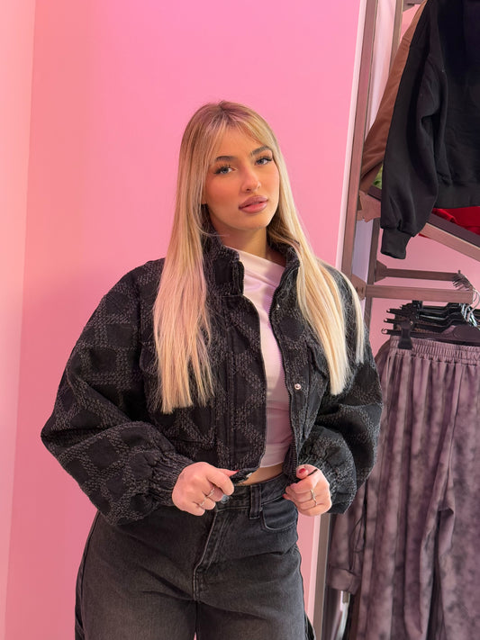 Giacca mood jeans nero